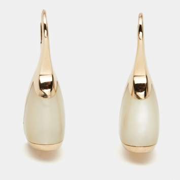 Bvlgari MVSA Mother of Pearl 18k Rose Gold Earrings