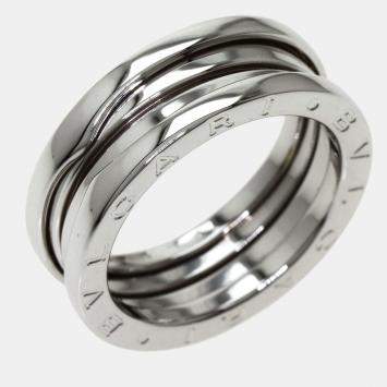 Bvlgari B.Zero1 18K White Gold Ring EU 55