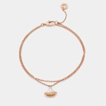 Bvlgari Divas' Dream Mother of Pearl 18k Rose Gold Bracelet