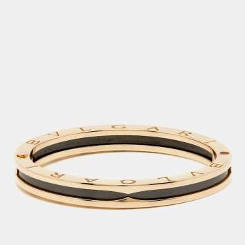 Bvlgari B.Zero1 Ceramic 18k Rose Gold Bracelet M