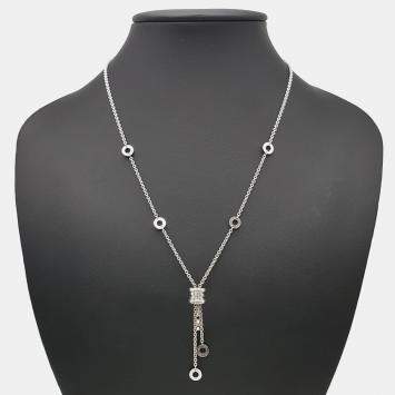 Bulgari white gold B.Zero1 Lavalier Necklace