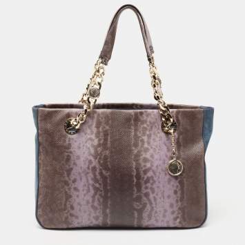 Pre Owned Bvlgari Multicolor Karung Shopper Tote