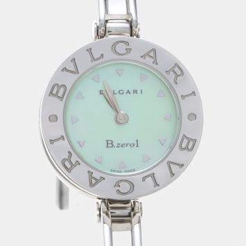 مملوكة مسبقًا Bvlgari B.zero1 BZ22S Quartz Stainless Steel Women's Wristwatch 22 mm