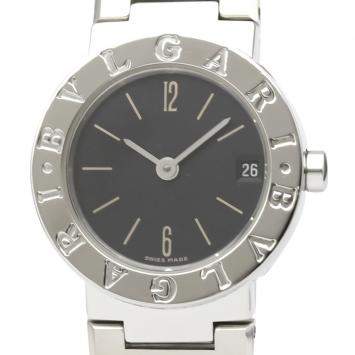 Pre Owned Bvlgari Black Stainless Steel Bvlgari Bvlgari BB23SS Women's Wristwatch 23 MM