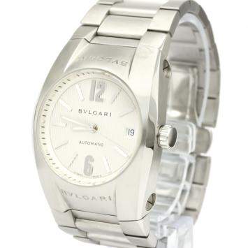 Pre Owned Bvlgari Silver Stainless Steel Ergon Automatic EG35S Women's Wristwatch 35 MM