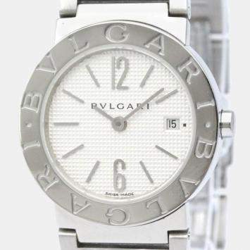 Bvlgari Silver Stainless Steel Bvlgari Bvlgari BB26SS Women's Wristwatch 26 mm