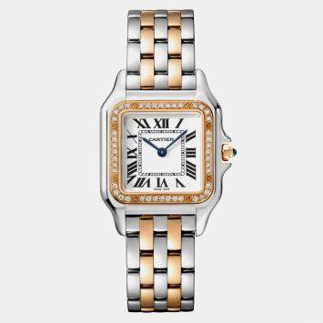 Cartier Silver Multicolor Panthere de Cartier Quartz Women's Wristwatch 27mm