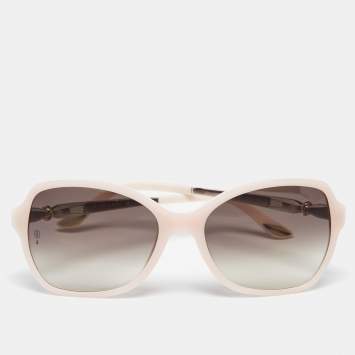 Pre Owned Cartier Pink Emma Square Gradient Sunglasses