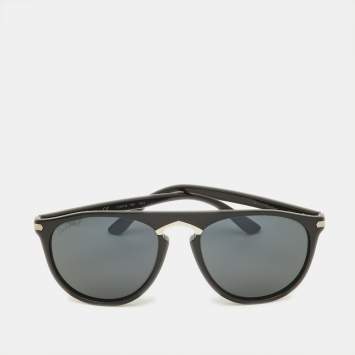مملوكة مسبقًا Cartier Black/Black CT0013S Pilot Sunglasses