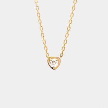 Pre Owned Cartier 18K Rose Gold and Diamond Diamants Légers Pendant Necklace
