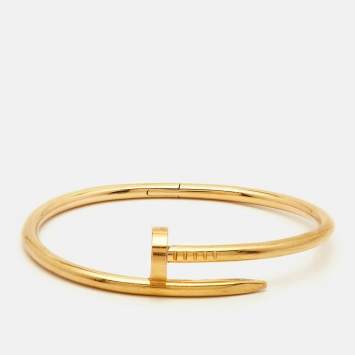 مملوكة مسبقًا Cartier Juste Un Clou 18k Rose Gold Bracelet 17