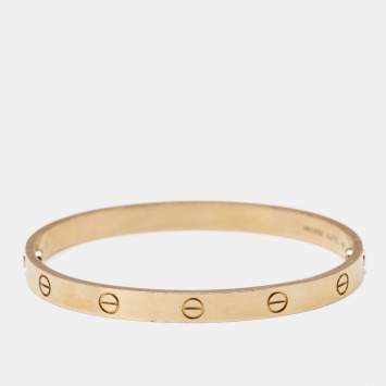 Cartier Love 18k Rose Gold Bracelet 19