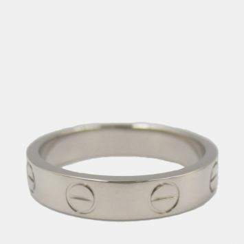 Cartier 18K White Gold Small Love Ring