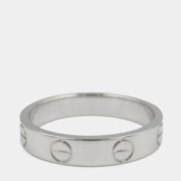 Cartier 18K White Gold Small Love Ring
