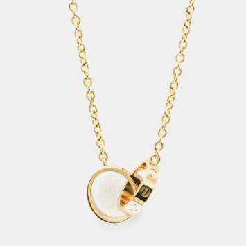 Cartier 18K Pink Gold Baby Love Necklace