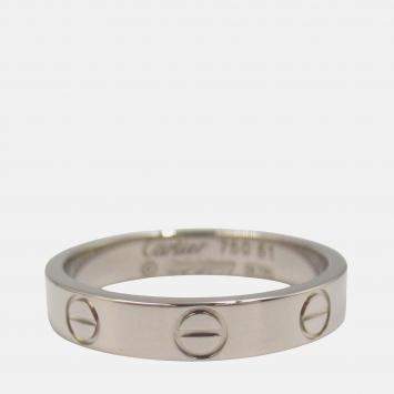 Cartier 18K White Gold Small Love Ring