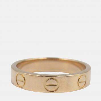 Cartier 18K Rose Gold Small Love Ring EU 47