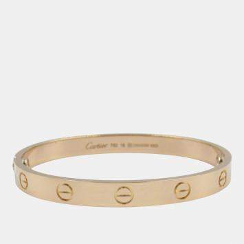Cartier Love 18K Rose Gold Bangle Bracelet