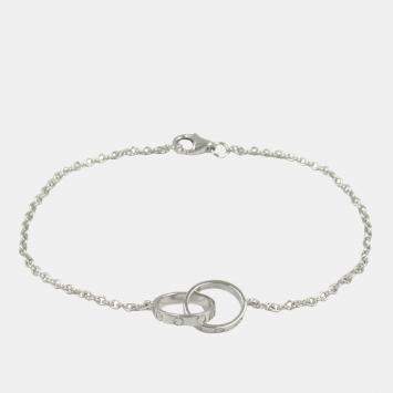 Cartier Love 18K White Gold Chain Bracelet