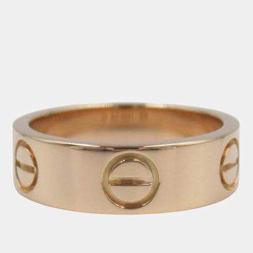 Cartier Love 18K Rose Gold Love Band Ring EU 49