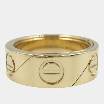 Cartier Astro Love 18K Yellow Gold Band Ring EU 52