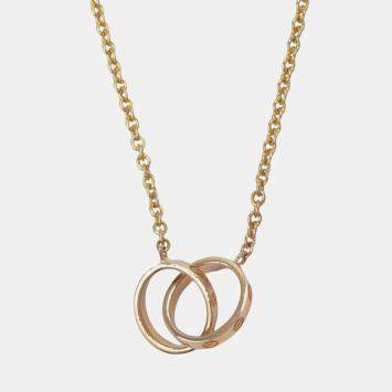 Pre Owned Cartier Love 18K Rose Gold Pendant Necklace