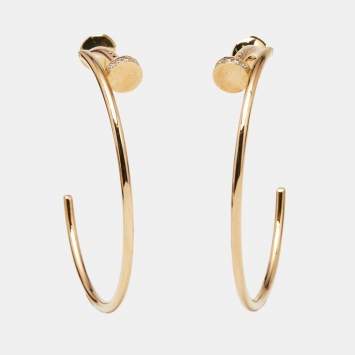 مملوكة مسبقًا أقراط كارتييه دياموند جوست أن كلو ألماس ذهب وردي عيار 18 حلقة