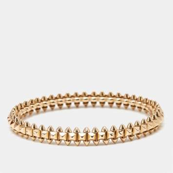 Pre Owned Cartier Clash de Cartier 18k Rose Gold Medium Model Bracelet 17