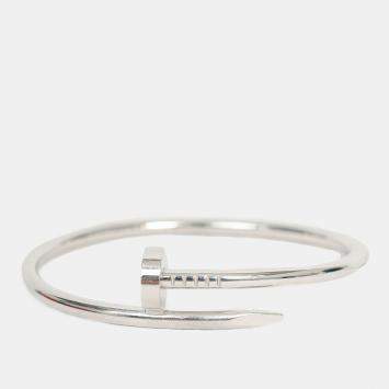 Pre Owned Cartier 2022 18K White Gold Juste un Clou Bracelet Classic Model