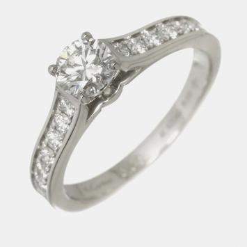 مملوكة مسبقًا Cartier Solitaire Platinum 0.36ct Diamond Ring EU 47