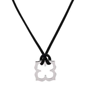 Pre Owned Cartier Trèfle Gothique 18K White Gold Pendant 