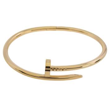 Pre Owned Cartier Juste Un Clou 18K Rose Gold Bracelet 18