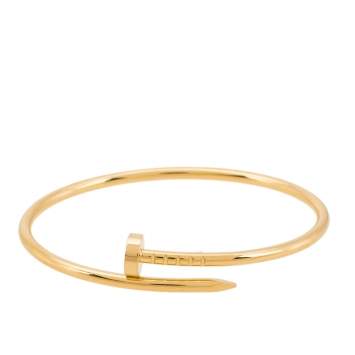 Pre Owned Cartier Juste Un Clou 18K Yellow Gold Bracelet 15