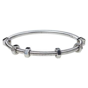 Pre Owned Cartier Ecrou de Cartier 18K White Gold Bracelet 15
