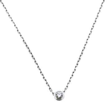 Pre Owned Cartier Diamants Legers Diamond 18K White Gold Necklace SM