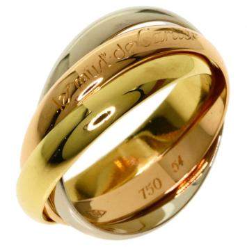 Pre Owned Cartier 18K Yellow Gold, Rose gold, White Gold Les muste de Cartier Trinity Ring Size 55