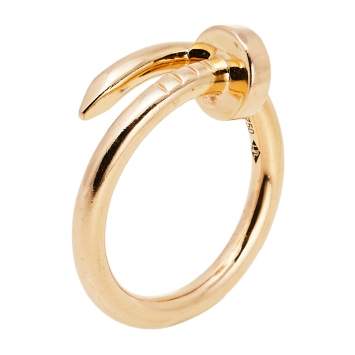 Pre Owned Cartier Juste Un Clou 18K Rose Gold Ring Size 54
