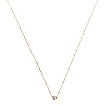 Pre Owned Cartier Diamants Légers Diamond 18K Yellow Gold Necklace XS