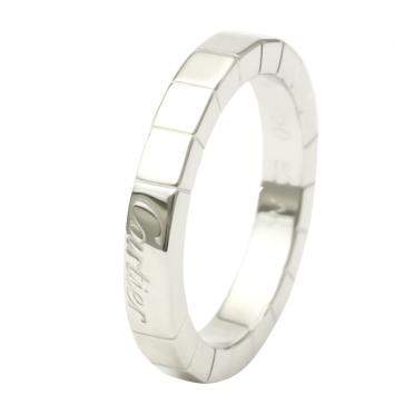 Pre Owned Cartier Lanieres 18K White Gold Ring EU 50