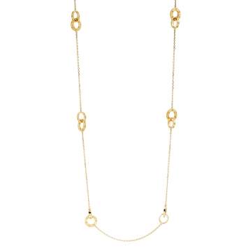 Pre Owned Cartier Love 18k Yellow Gold Long Necklace