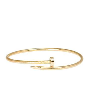 Pre Owned Cartier Juste Un Clou 18k Rose Gold Bracelet 16