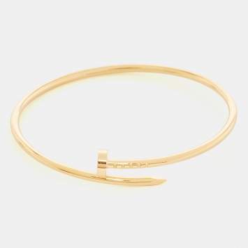 Pre Owned Cartier Juste Un Clou 18K Yellow Gold SM Bracelet 17