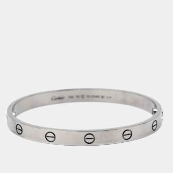 مملوكة مسبقًا Cartier Love 18k White Gold Bracelet 18