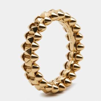 Pre Owned Cartier Clash de Cartier 18k Rose Gold Ring Size 53