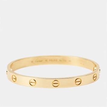 Pre Owned Cartier Love 18k Yellow Gold Bracelet 16