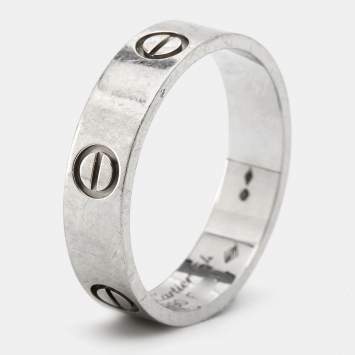 مملوكة مسبقًا Cartier Love Platinum Ring Size 64