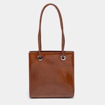 Pre Owned Cartier Brown Leather Tote