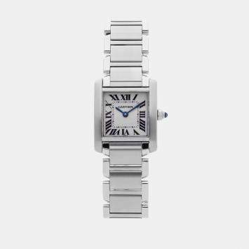 Pre-Owned Cartier Tank Francaise Small Model W51008Q3 25.2 mm x 20.3 mm