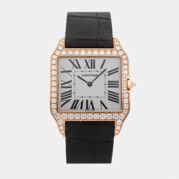 Pre-Owned Cartier Santos Dumont WH100451 38 mm x 30 mm