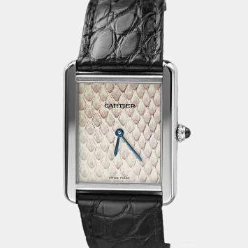Cartier Tank Solo W5200020 Quartz Silver Stainless Steel Women's Wristwatch 30 mm